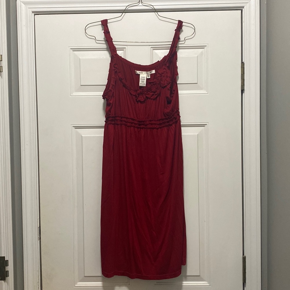 Max studio red dress.  Large